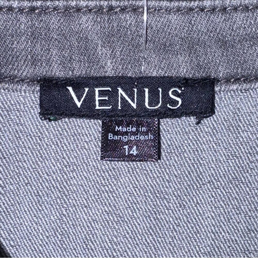 Venus Cap Sleeve Denim Jumpsuit - Picture 6 of 6